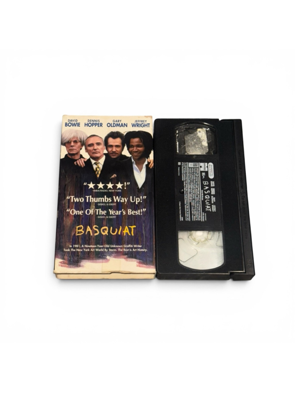 1996 Miramax Basquiat VHS Tape One Size Black Red